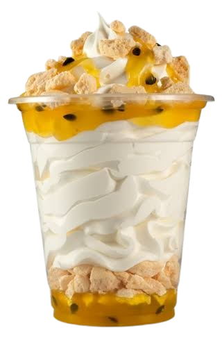 Mango sundae